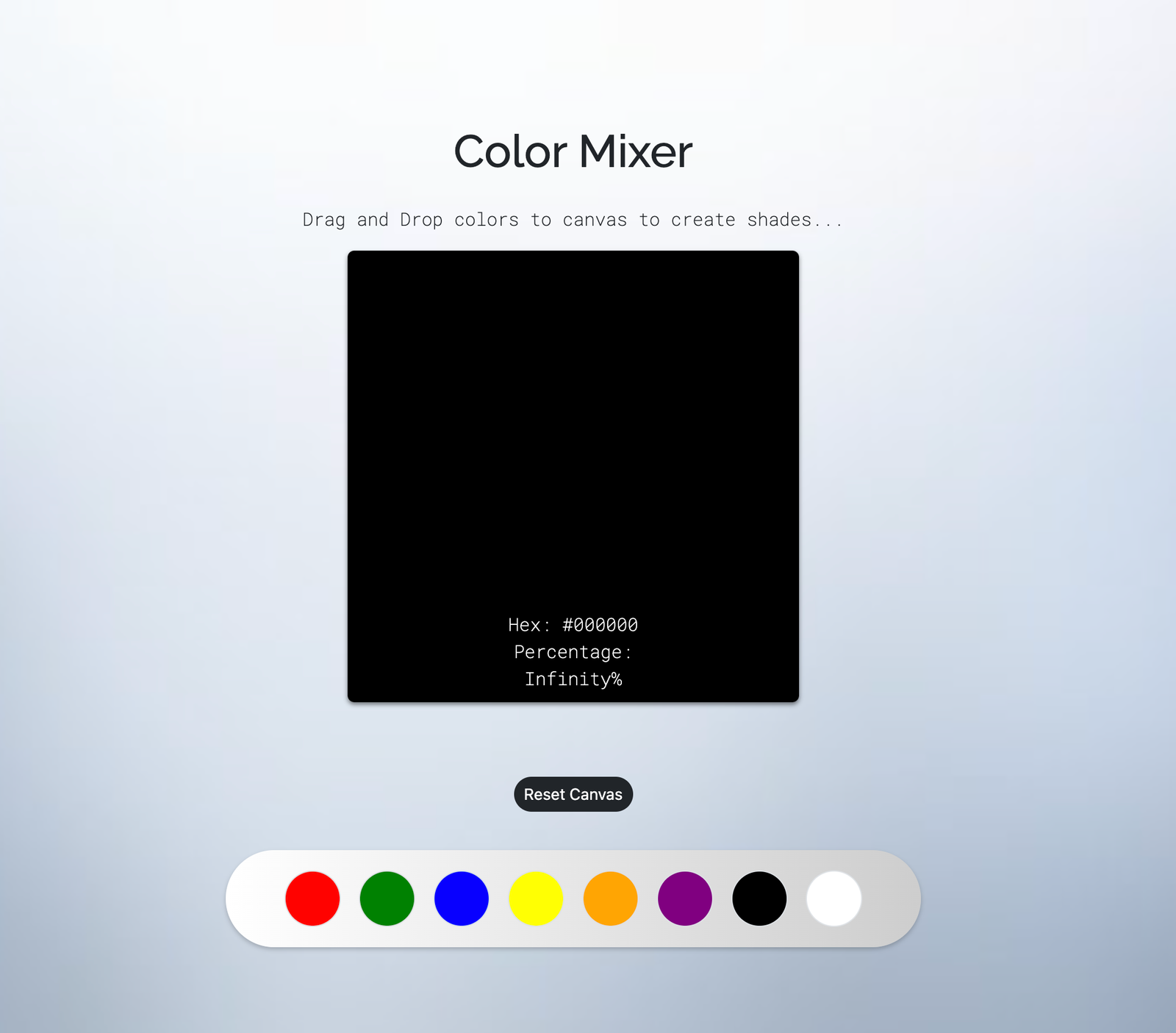 color mixer project